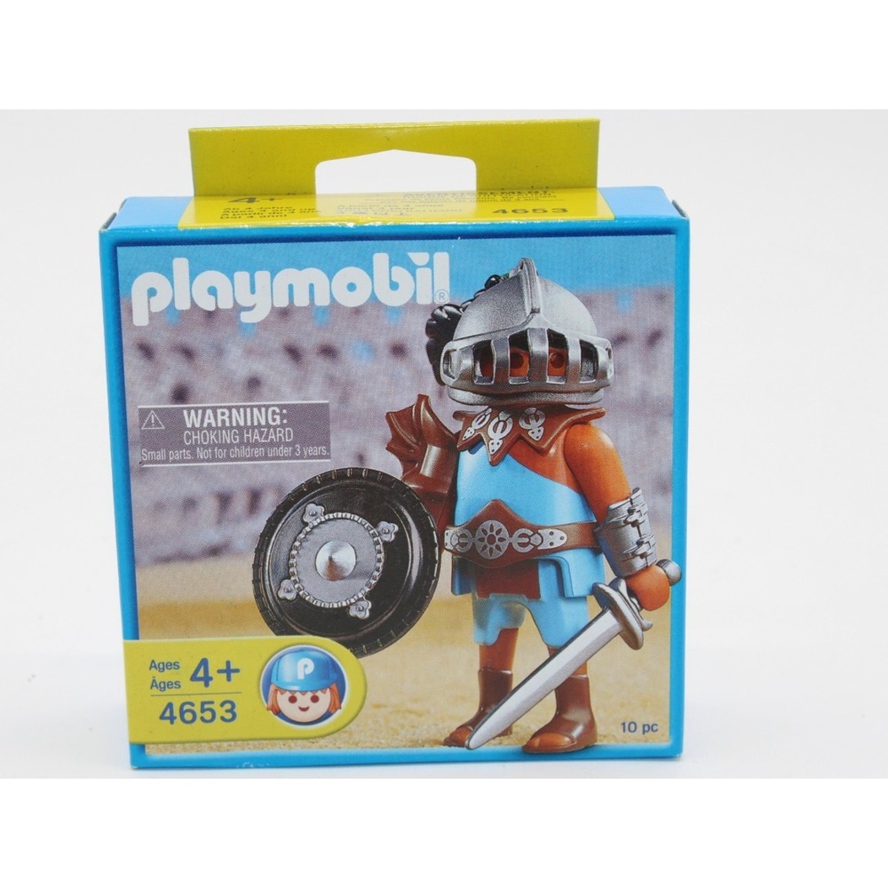 2007 Playmobil 4653 Roman Gladiator with Accessories NEW SEALED